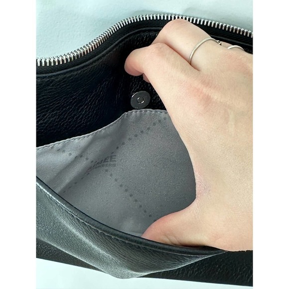 Aimee Kestenburg Black Leather Shoulder Bag/Wristlet - Picture 4 of 5